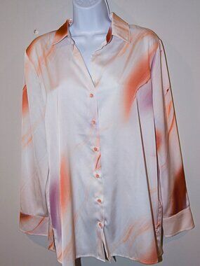 Rachel Roy Button Down Blouse Size Medium